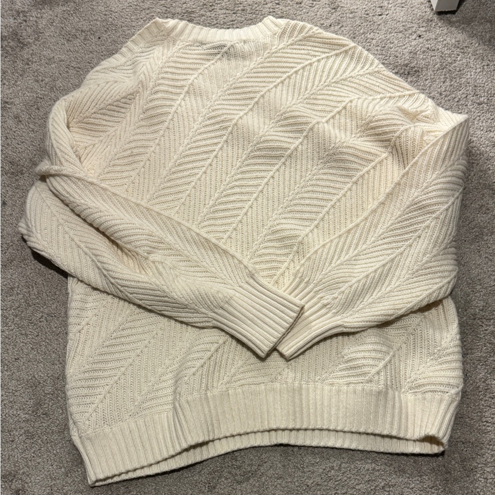 BCBGMaxAzria Cream Textured Sweater - Picture 5 of 5
